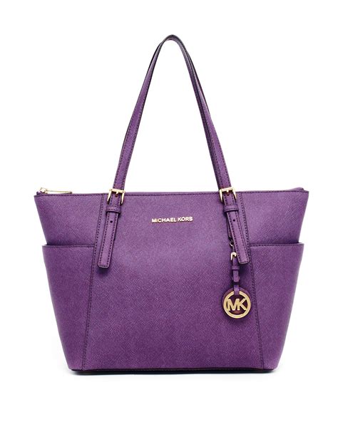 michael kors purse purple pink|women's purple Michael Kors purse.